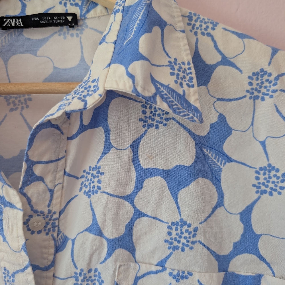 EUC Zara Crop Top Size Large - Picture 4 of 4